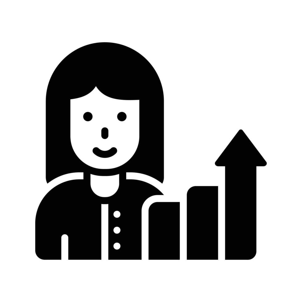 Fuel career growth with our dynamic Career Growth icon vector