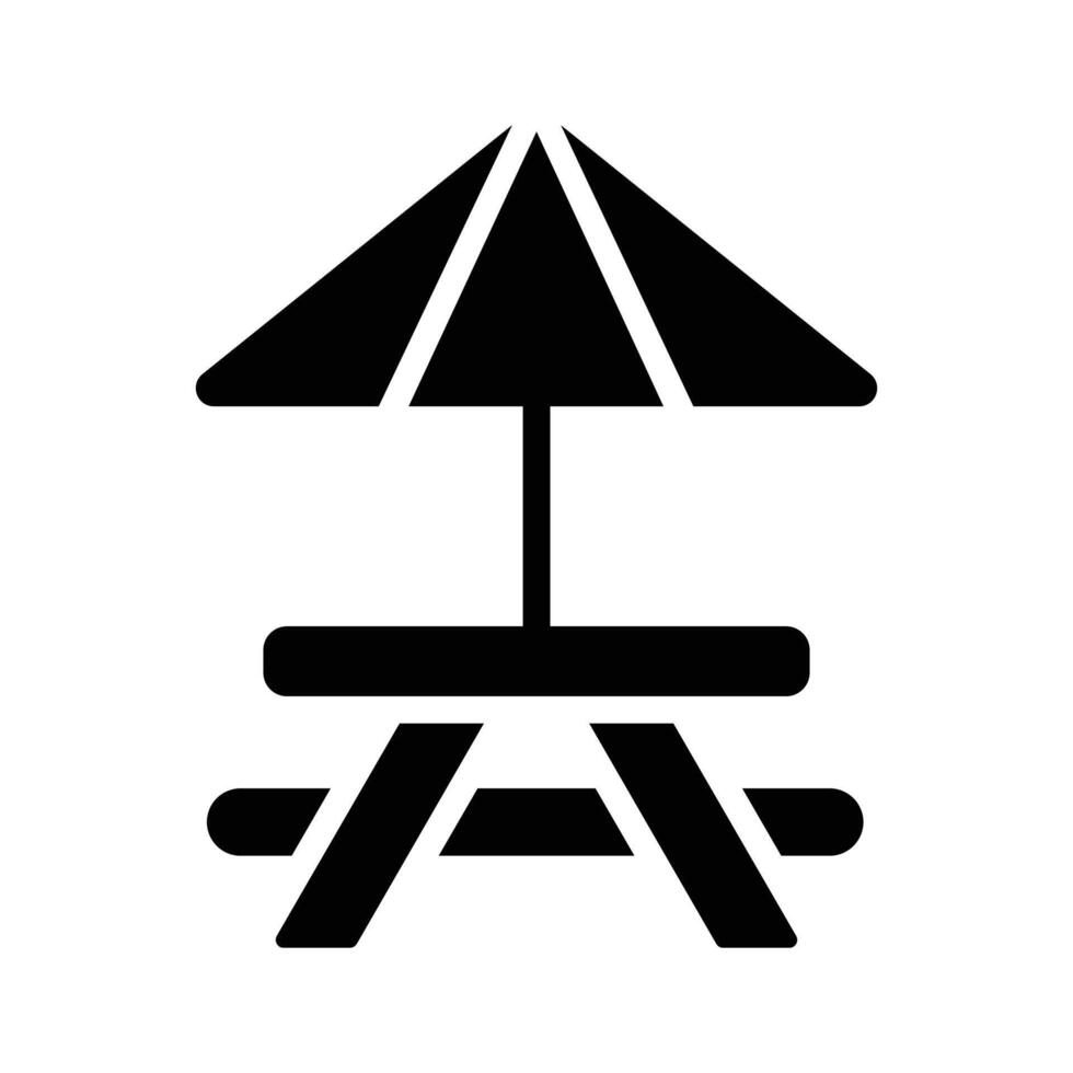 Enjoy yourself with this Picnic Table Icon that is really easy to download vector