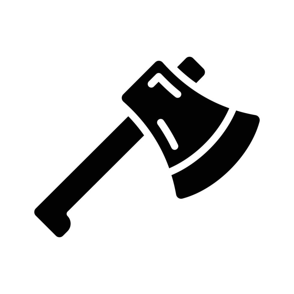 Harness the strength of our Axe Icon for rugged designs and outdoor themes vector