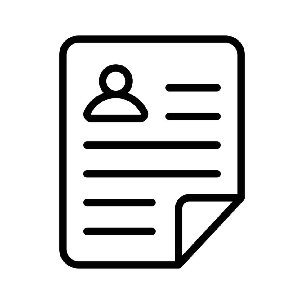 Submit your candidate application that shows in this icon for new opportunities and career growth vector