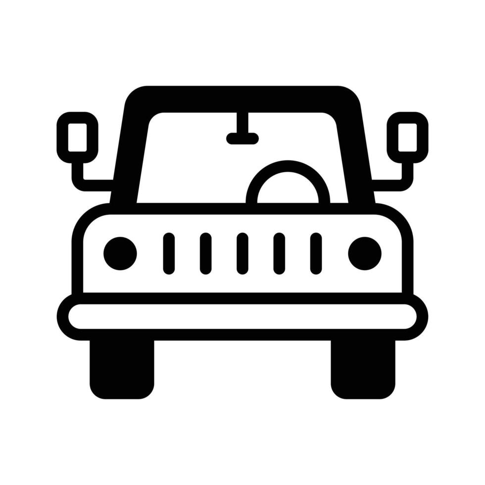 Hit the trail with our Jeep Icon Perfect for adventurethemed designs and offroad enthusiasts. vector