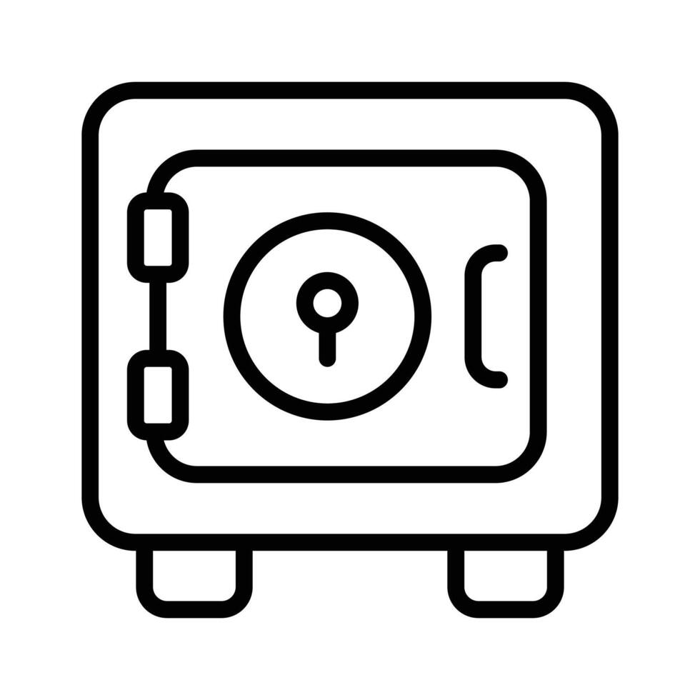 Keep your money secure, tap the locker icon to safeguard your private info. vector