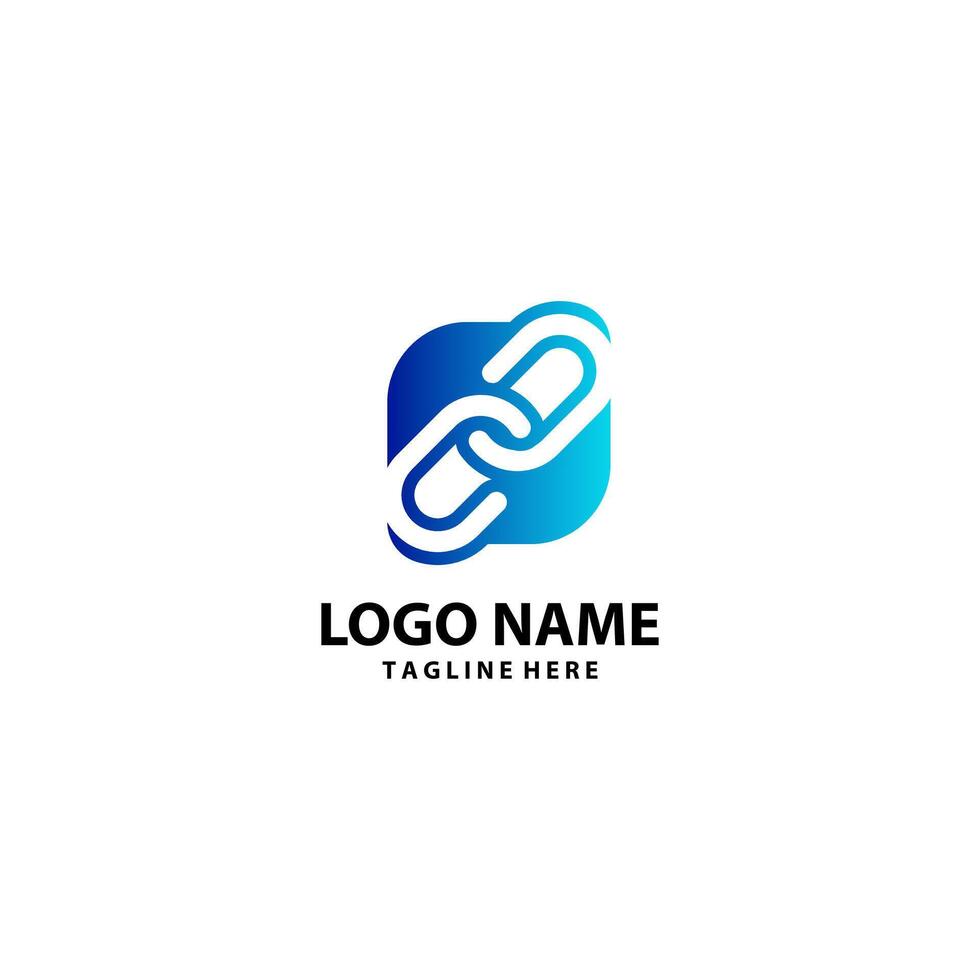 chain box logo design vector
