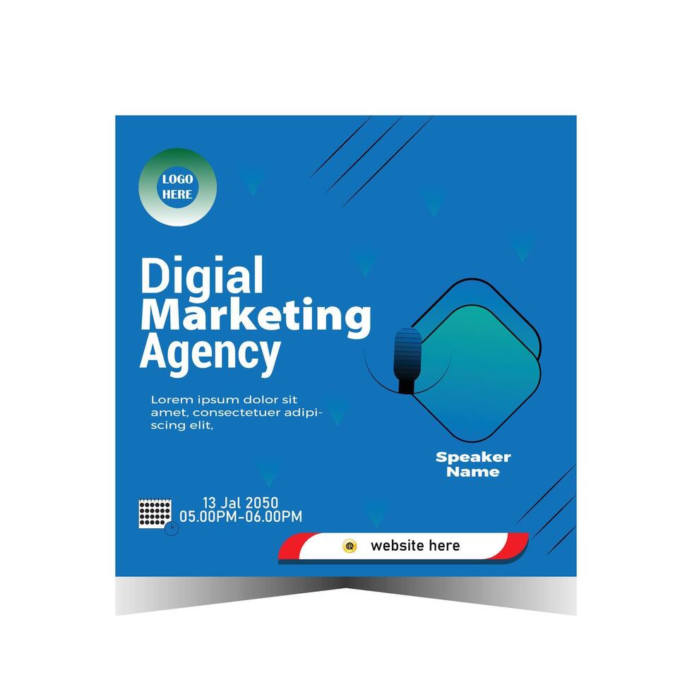Digital marketing agency vector