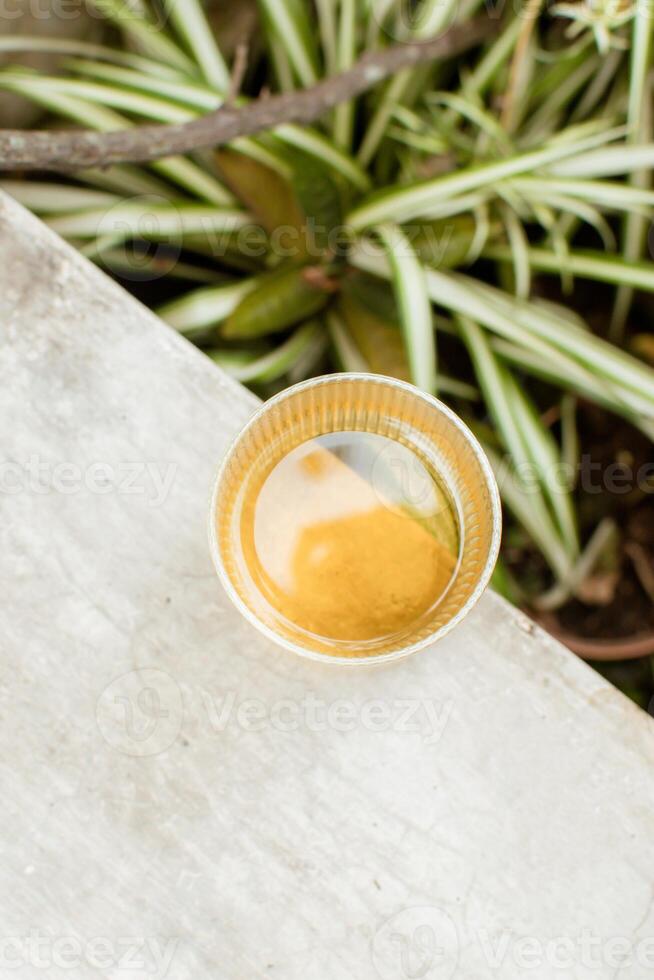 Tea with Infuser in the Garden photo