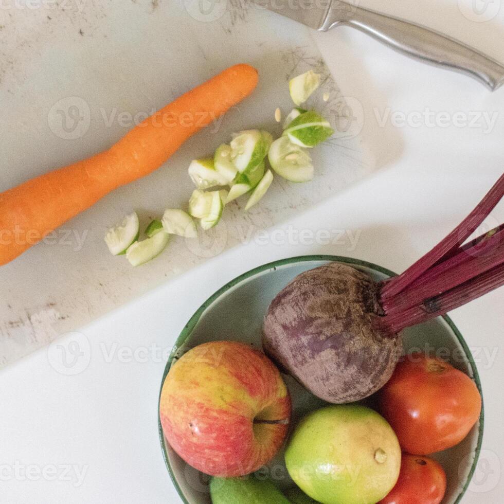 Vegetables on Table photo