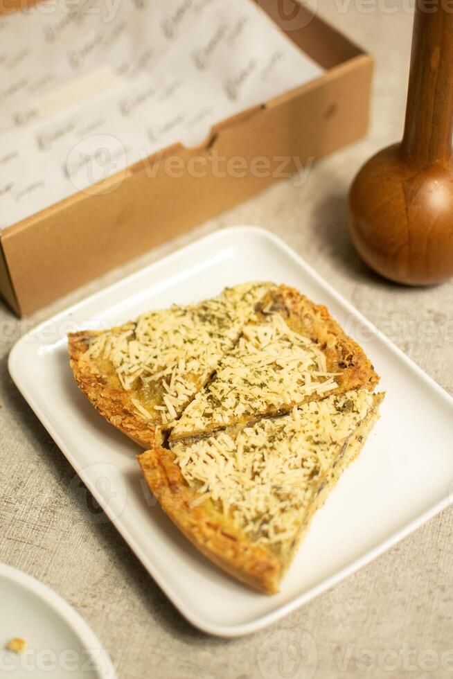 Slice of Mushroom Quiche photo