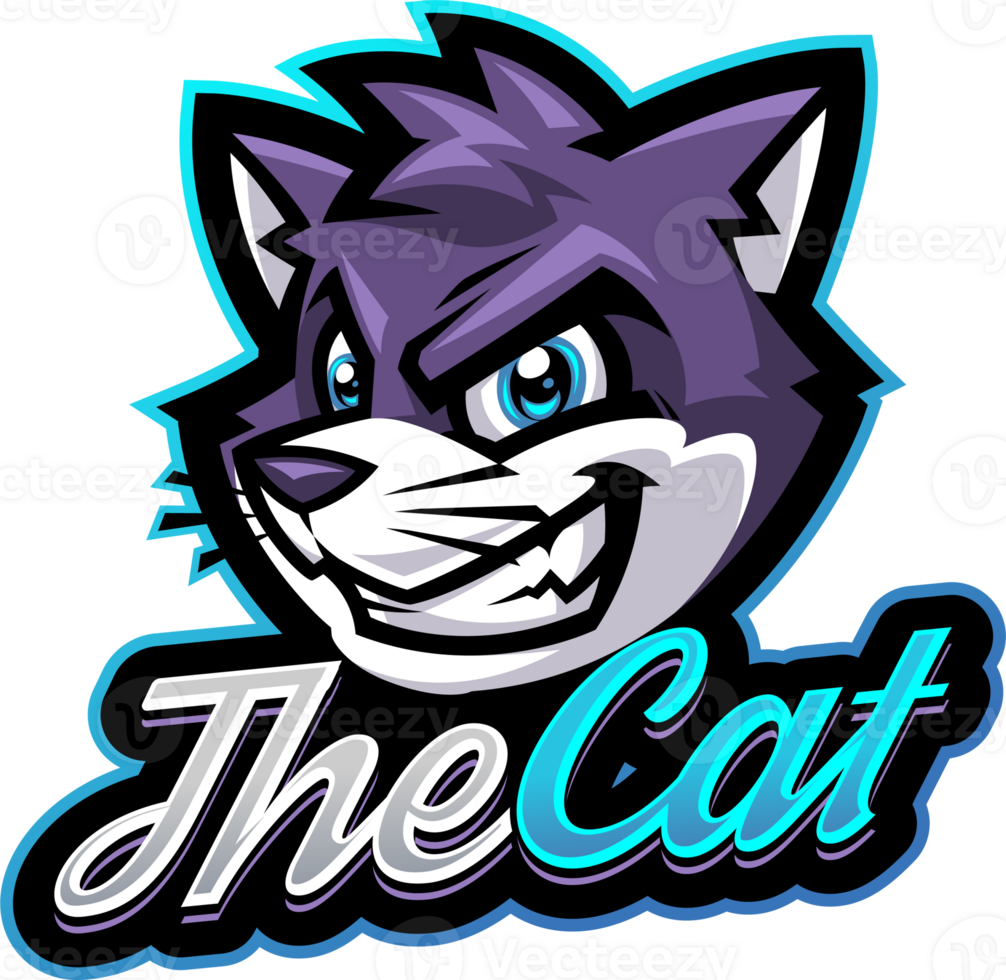 The cat head mascot png