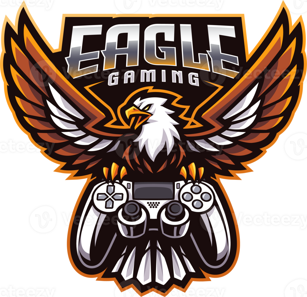 Eagle gaming mascot png