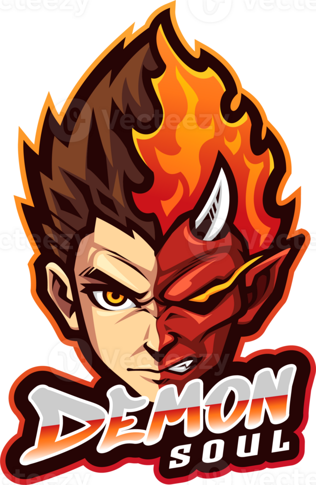 Demon soul face mascot png