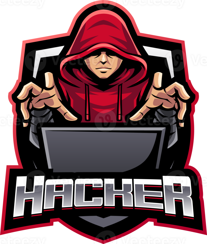 Hacker mascot logo png