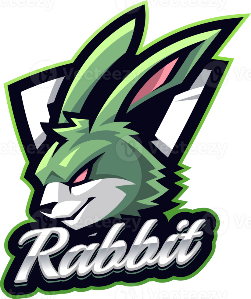 Rabbit head mascot png