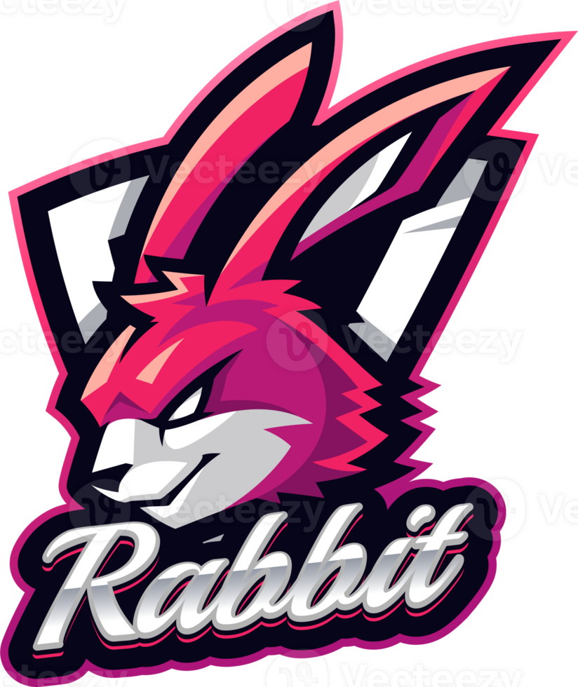 Rabbit head mascot png