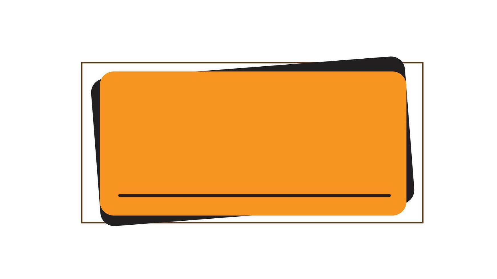 Text paper design, simple design textbook, text banner vector