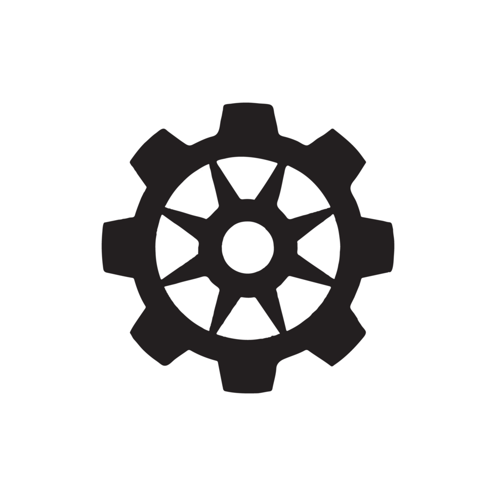 Illustration of gear icon png