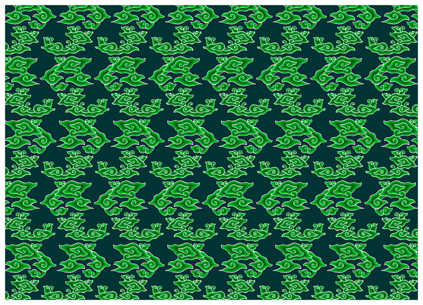 Mega mendung Batik Pattern Background, Cirebon, Indonesia png