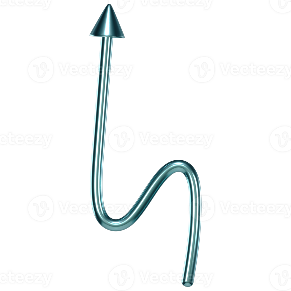 3D Long Zig Zag png