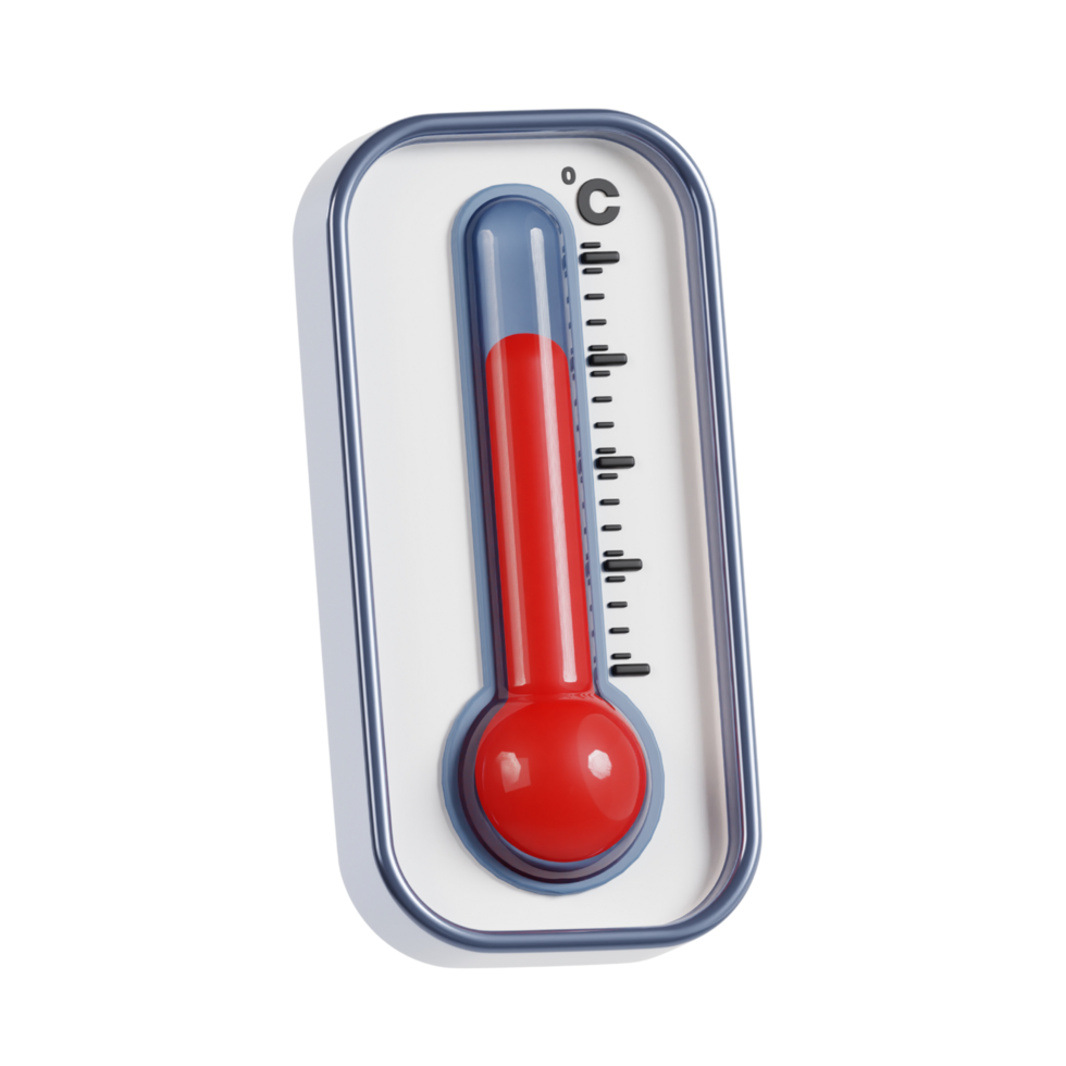 thermometer 3d illustration isolated png