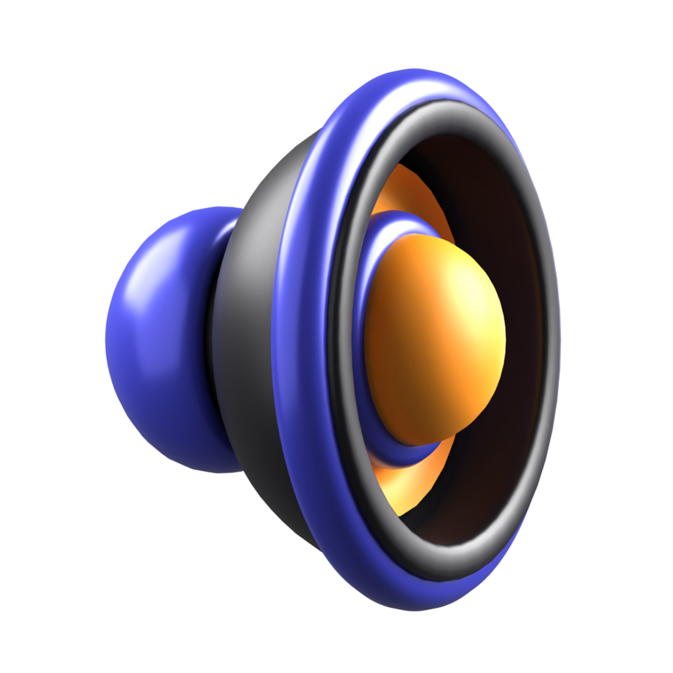 3D illustration of Speaker isolated png