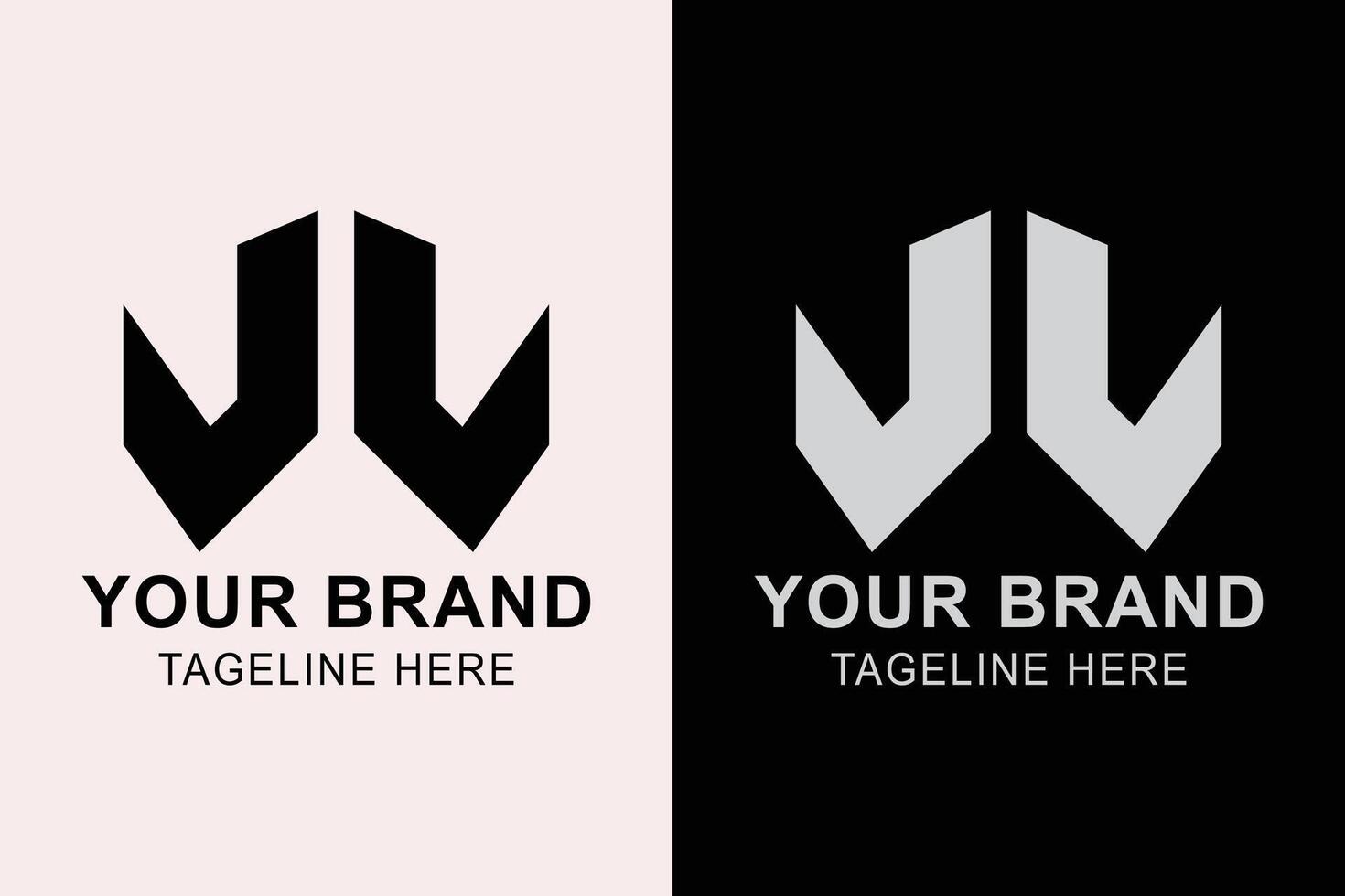 Letter J L or J J logo. abstract logo initial concept. Creative logo professional. simple design editable vector