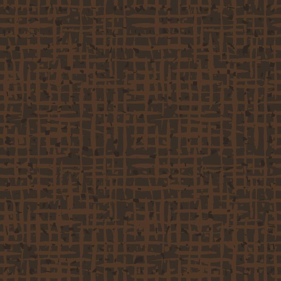 Burlap texture. Brown fabric. Canvas seamless background pattern. Cloth linen sack backdrop. Vintage rustic style for posters, banners, retro designs vector