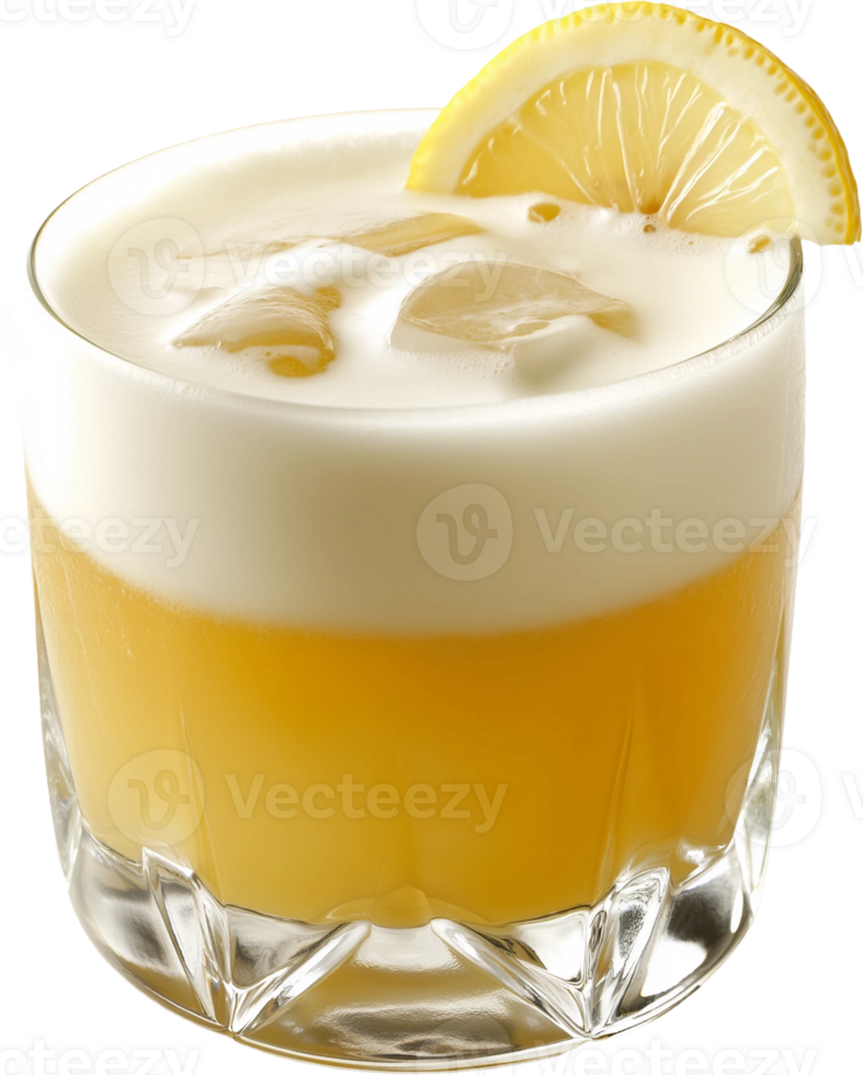 a glass of lemonade with a slice of lemon png