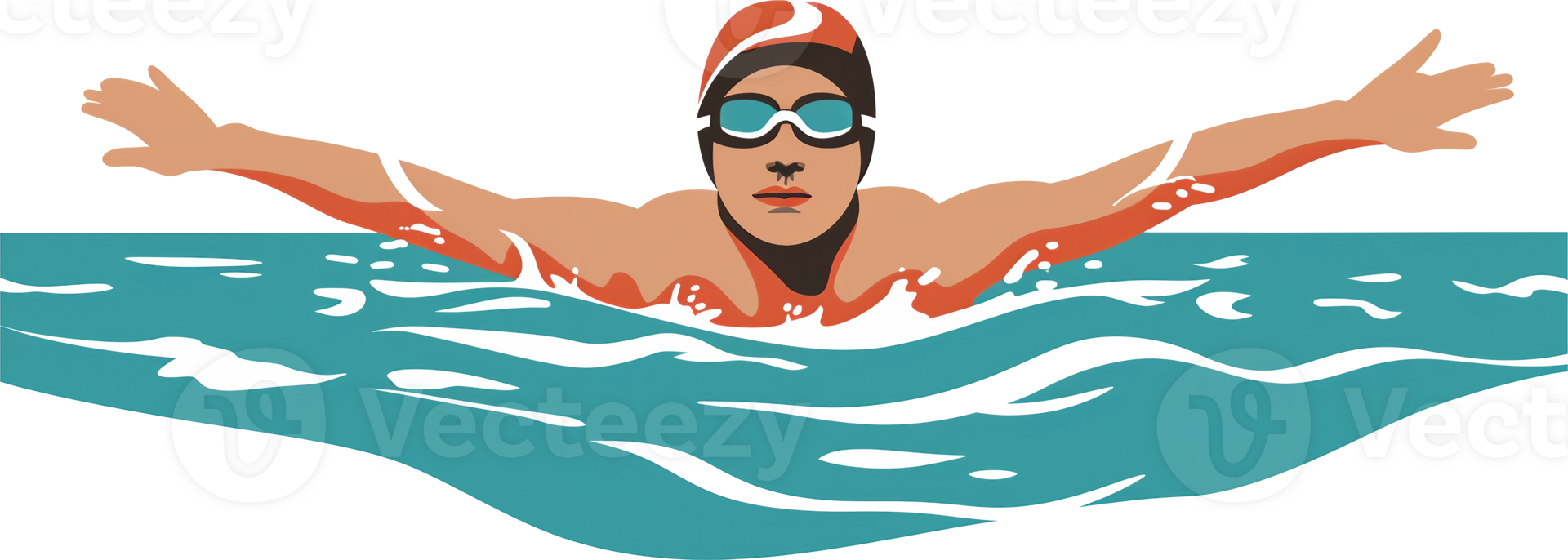 illustration of swimmer png