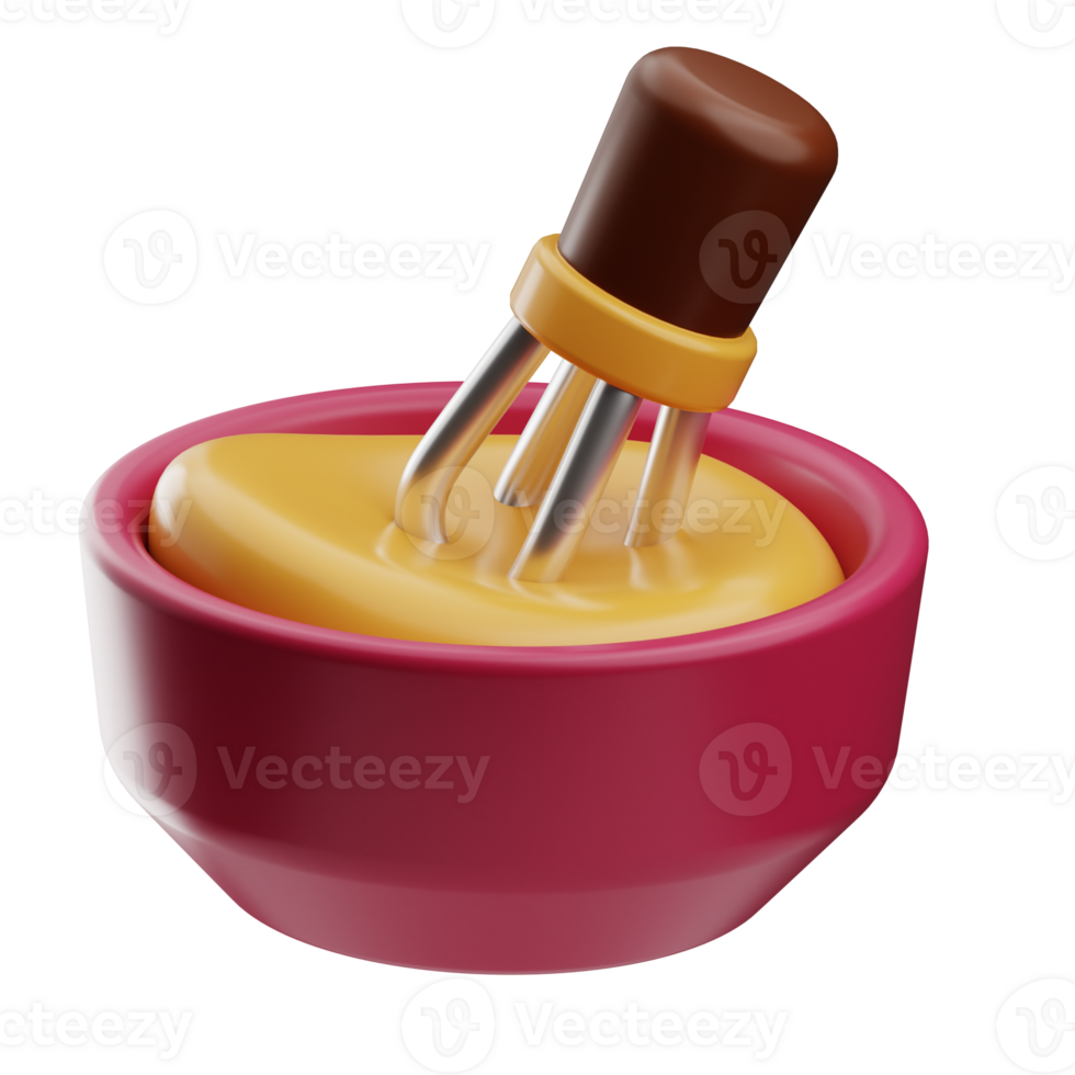 Dough ShakerPastry and Bakery illustration 3D png
