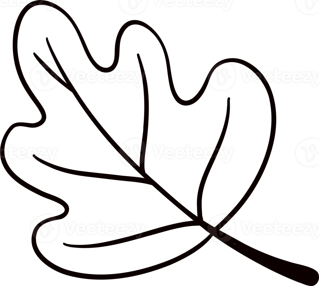 Groovy retro autumn leaf hippie cartoon coloring outline doodle playful and vibrant fall season illustration. png