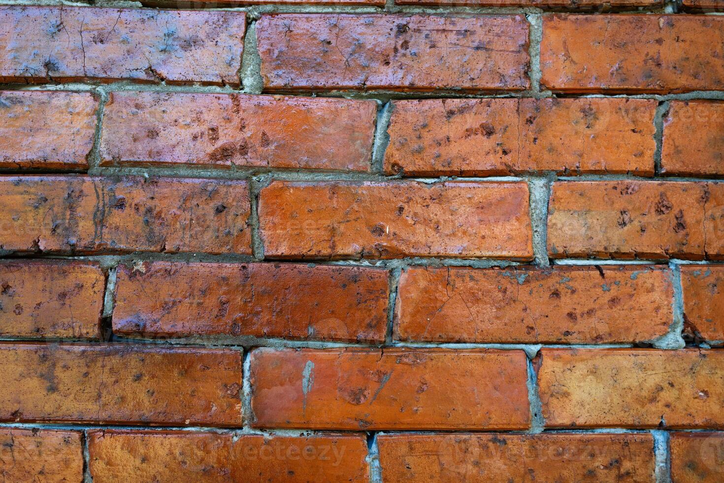 Old vintage brick wall pattern photo