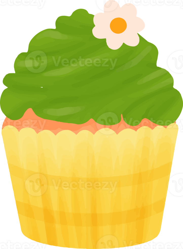 Various Cupcake illustration png