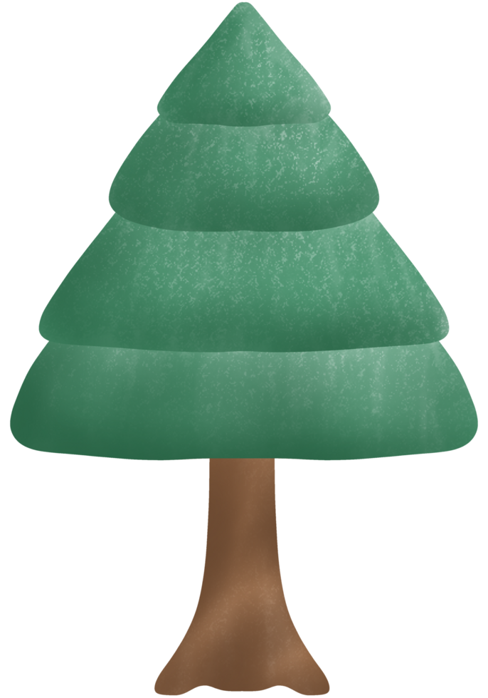 cute minimal Christmas tree with beautiful decorations png
