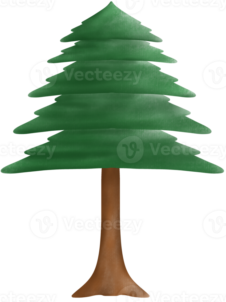 cute minimal Christmas tree with beautiful decorations png