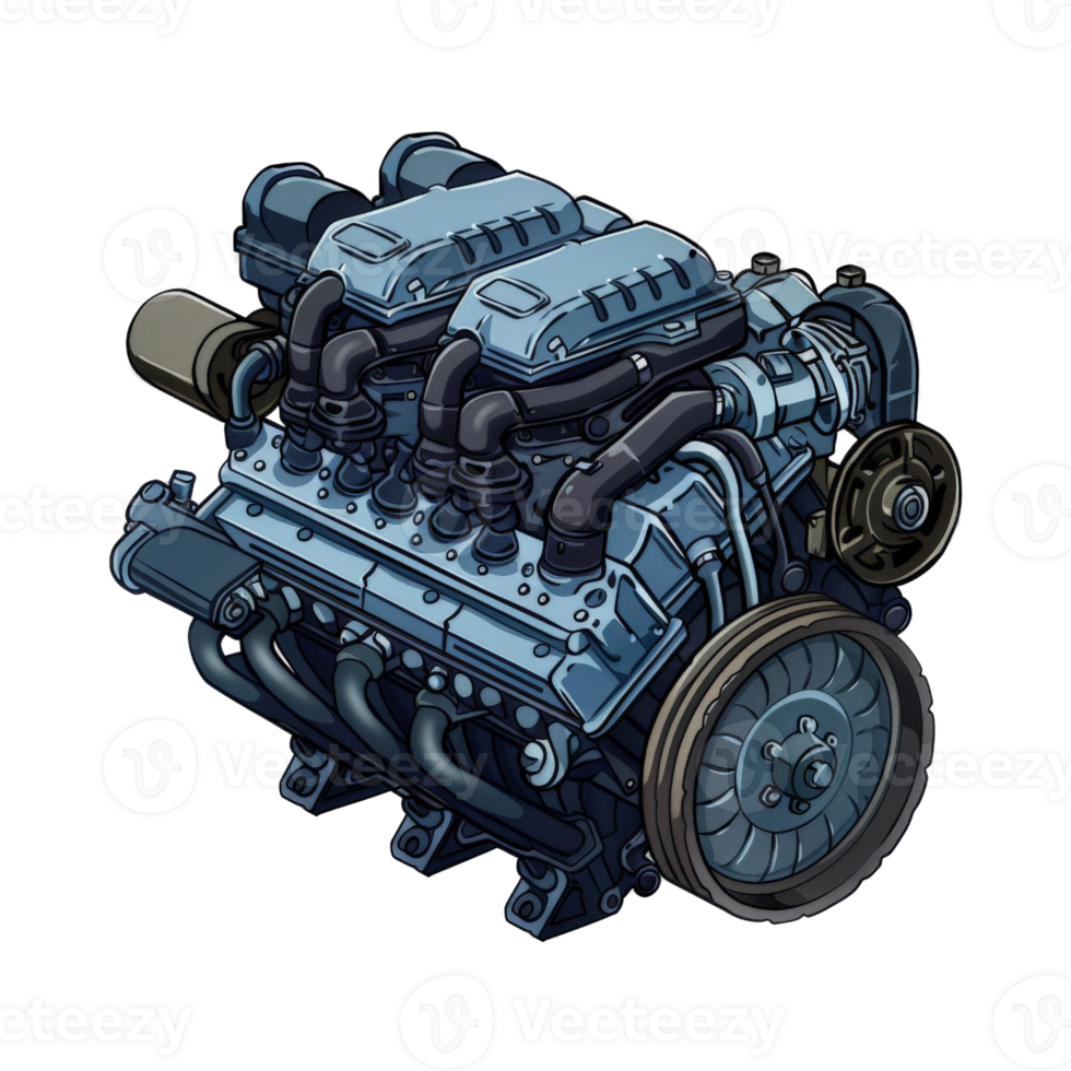 This engine is a work of art It s powerful and beautiful You can see the intricate details and engineering that went into making it This engine is a marvel of modern technology png