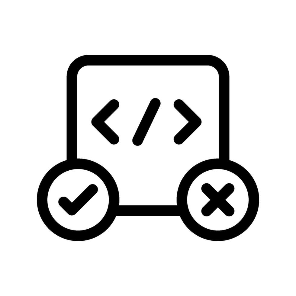 Coding Icon Symbol Design Illustration vector