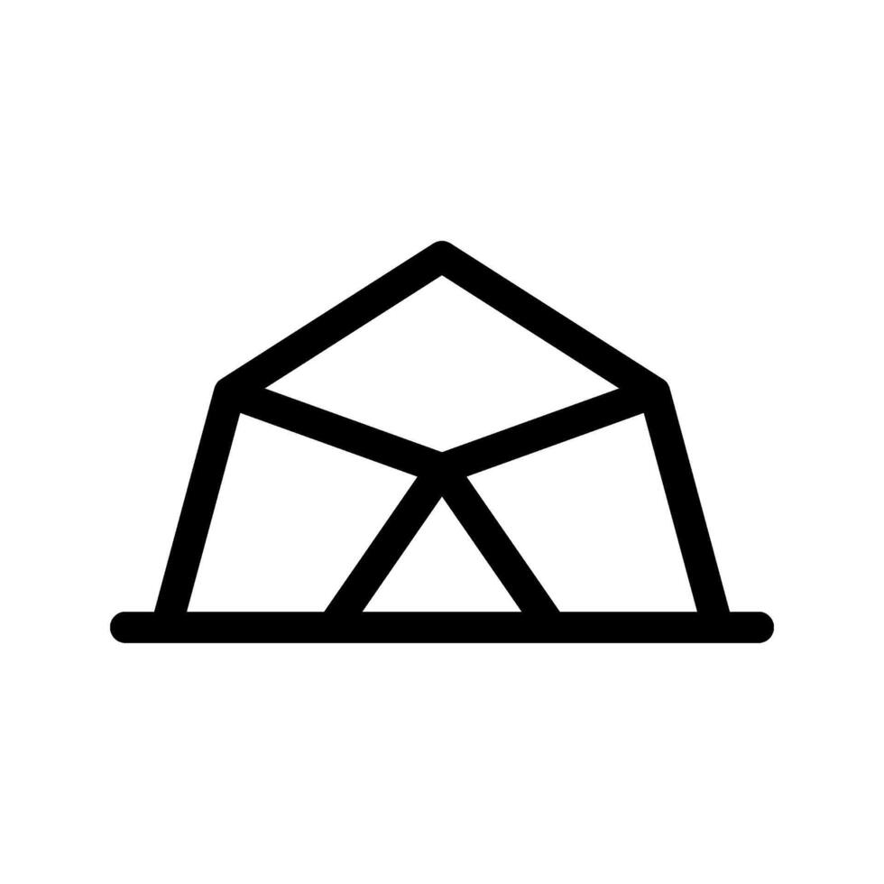 Tent Icon Symbol Design Illustration vector