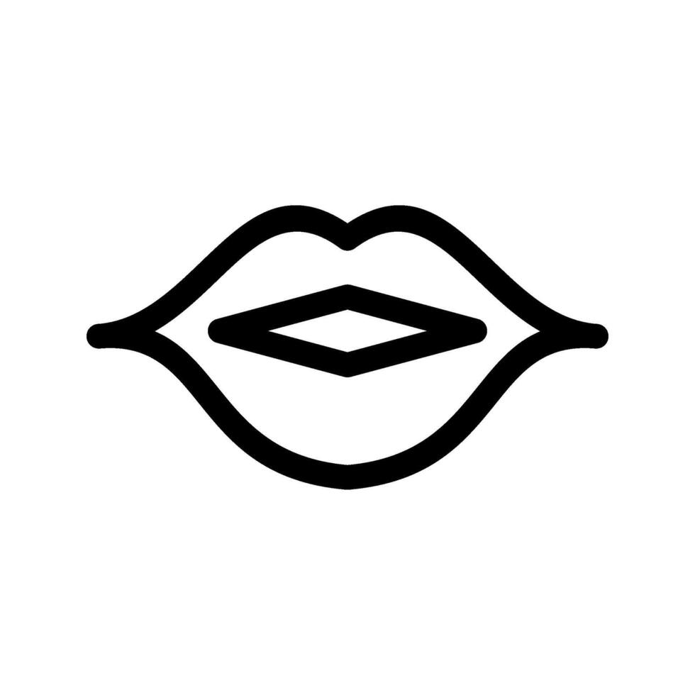 Lip Icon Symbol Design Illustration vector