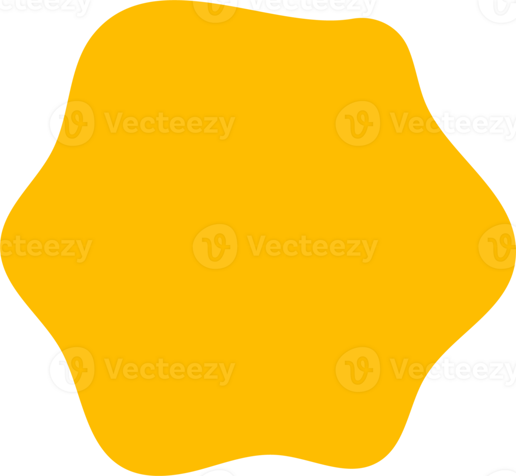 Abstract liquid shape. Organic flat blob. Irregular fluid bubble. Random wavy spots and curvy element. Amoeba box. png