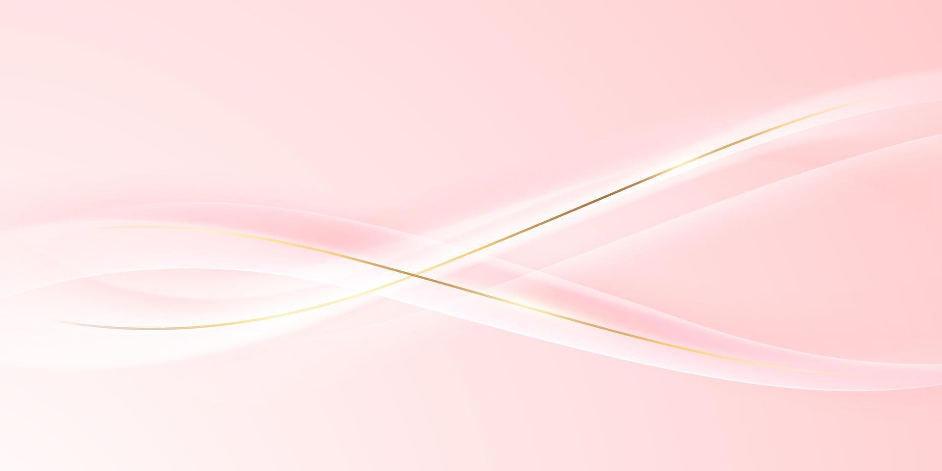 Abstract background design, modern pink and gold geometric element design. vector