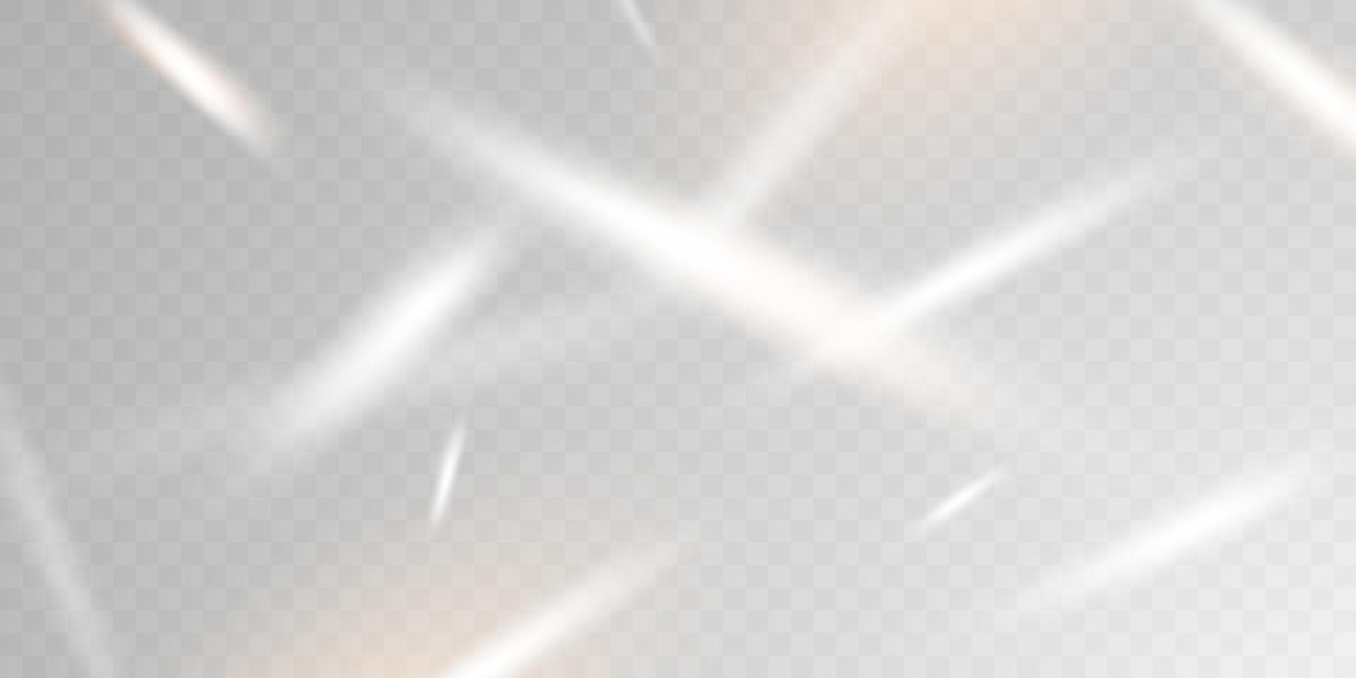Multicolored light effect and zigzag ribbons falling from above on streamer, tinsel vector