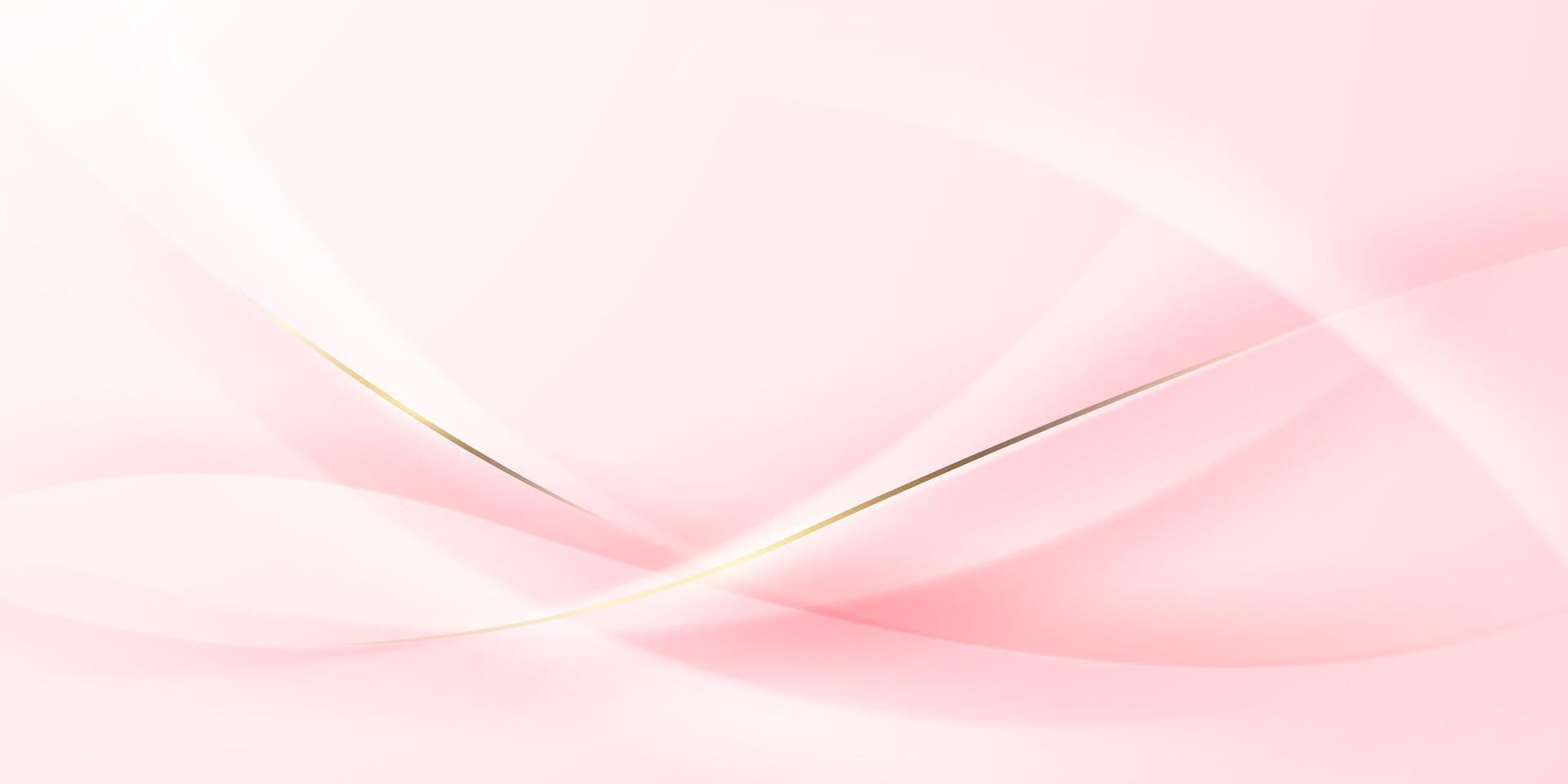 Abstract background design, modern pink and gold geometric element design. vector