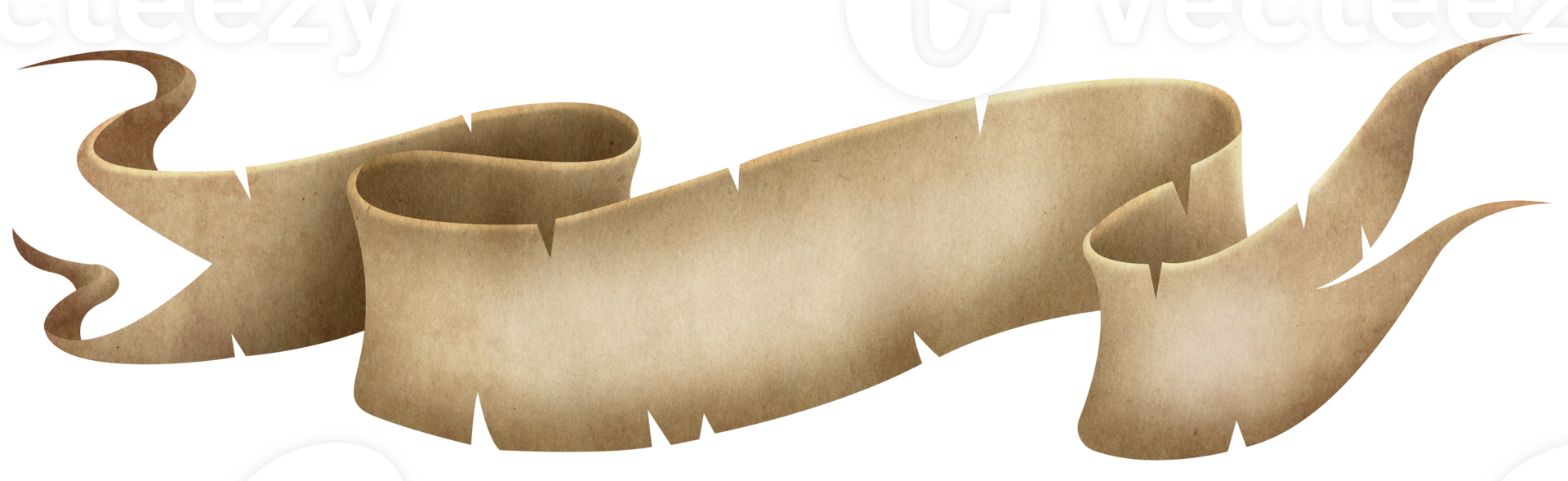 Ribbon and flags in a vintage retro style. blank sign illustration. png