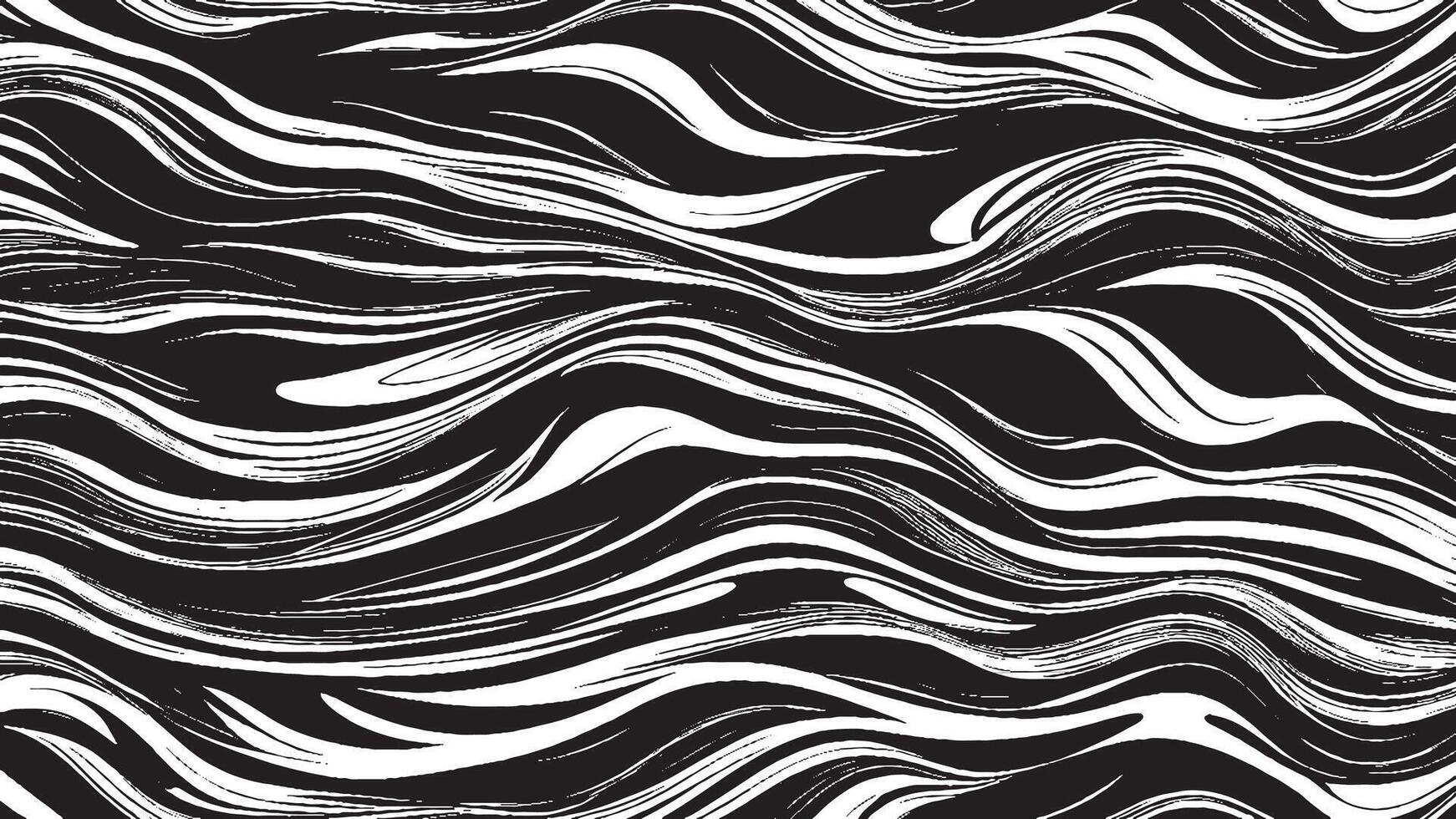 Artistic Monochrome Black Brush Strokes for Background and Overlay Textures vector