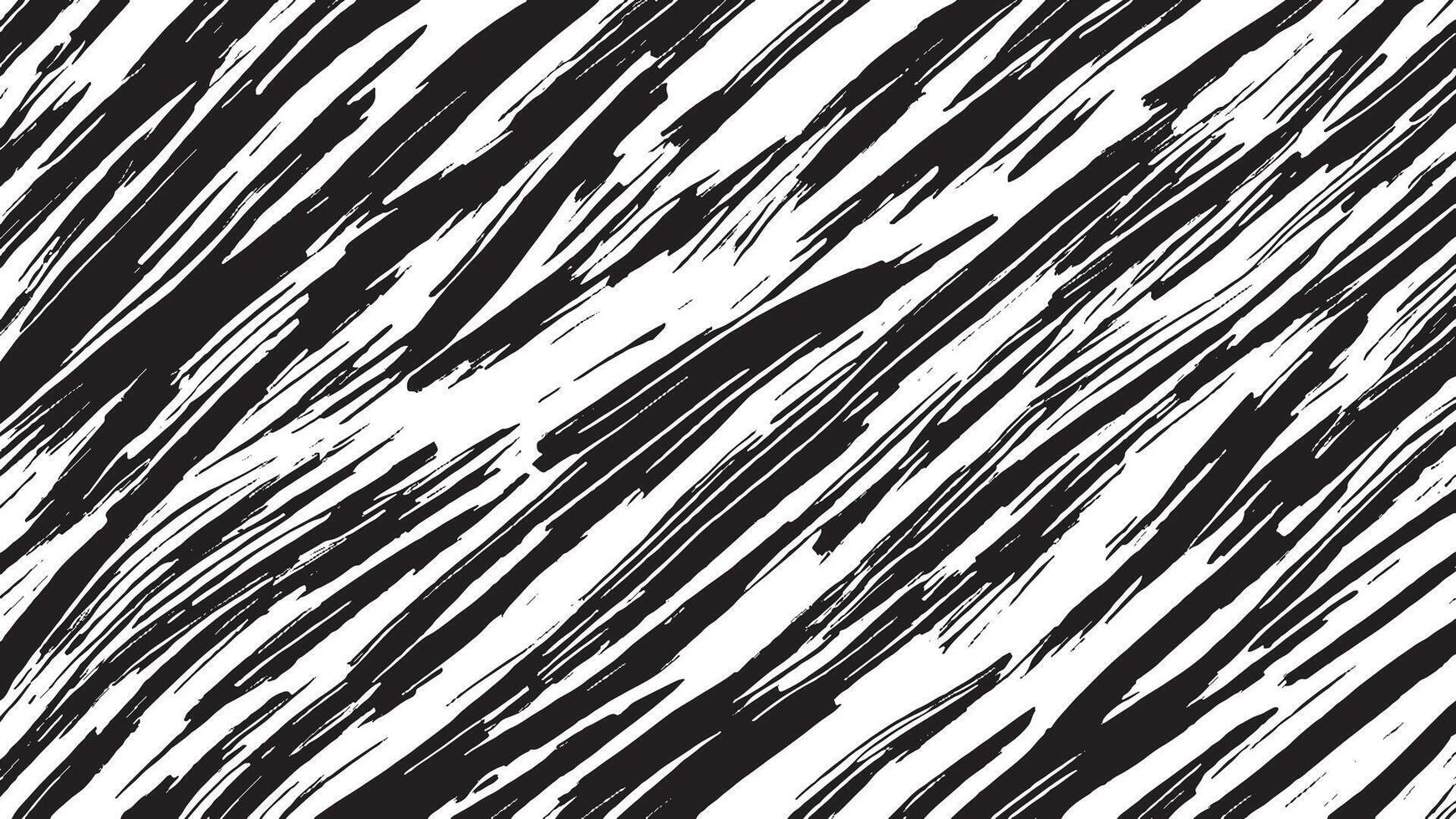 Abstract Black Brush Strokes Texture for Monochrome Background Overlays vector