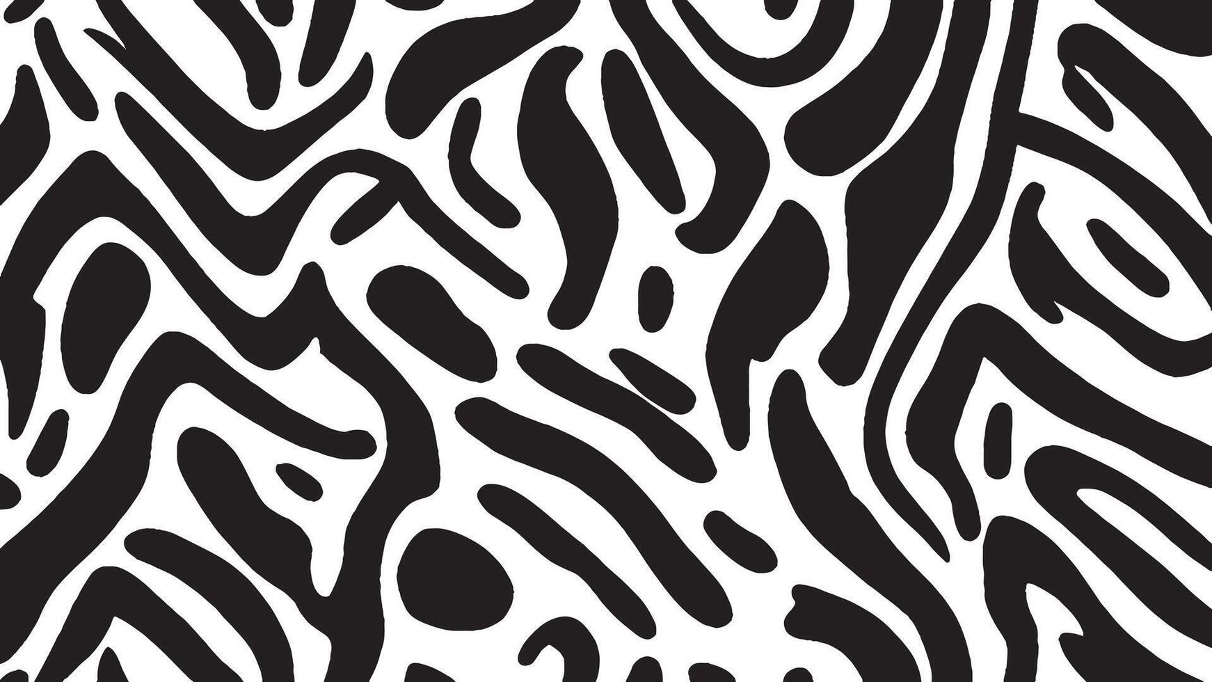 Black Monochrome Brush Stroke Designs for Artistic Texture Overlays vector