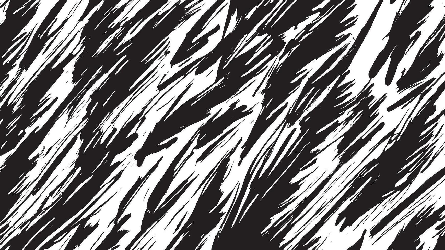 Artistic Monochrome Black Brush Strokes for Background and Overlay Textures vector