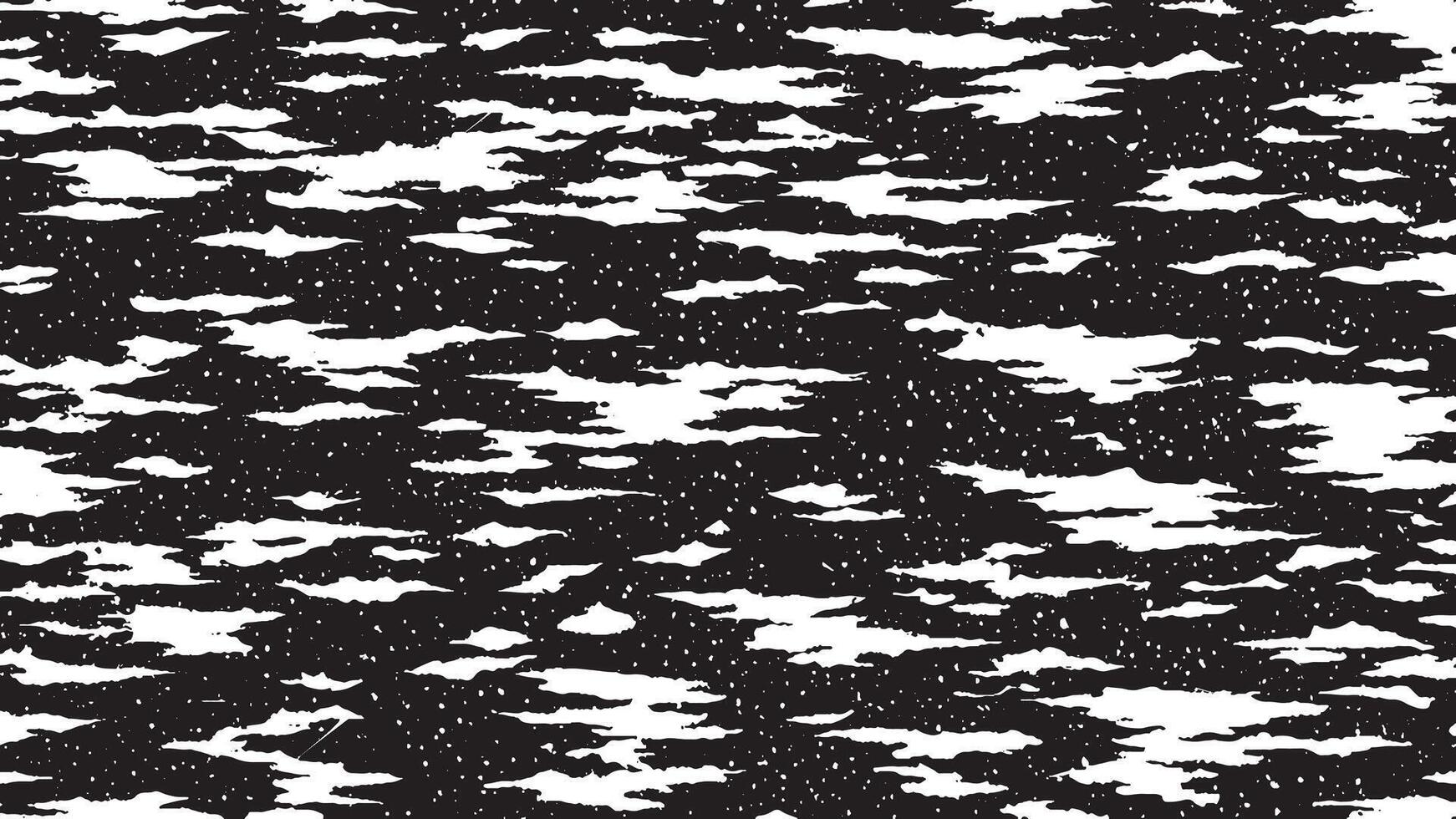 Black Monochrome Brush Stroke Designs for Textured Overlay Art vector