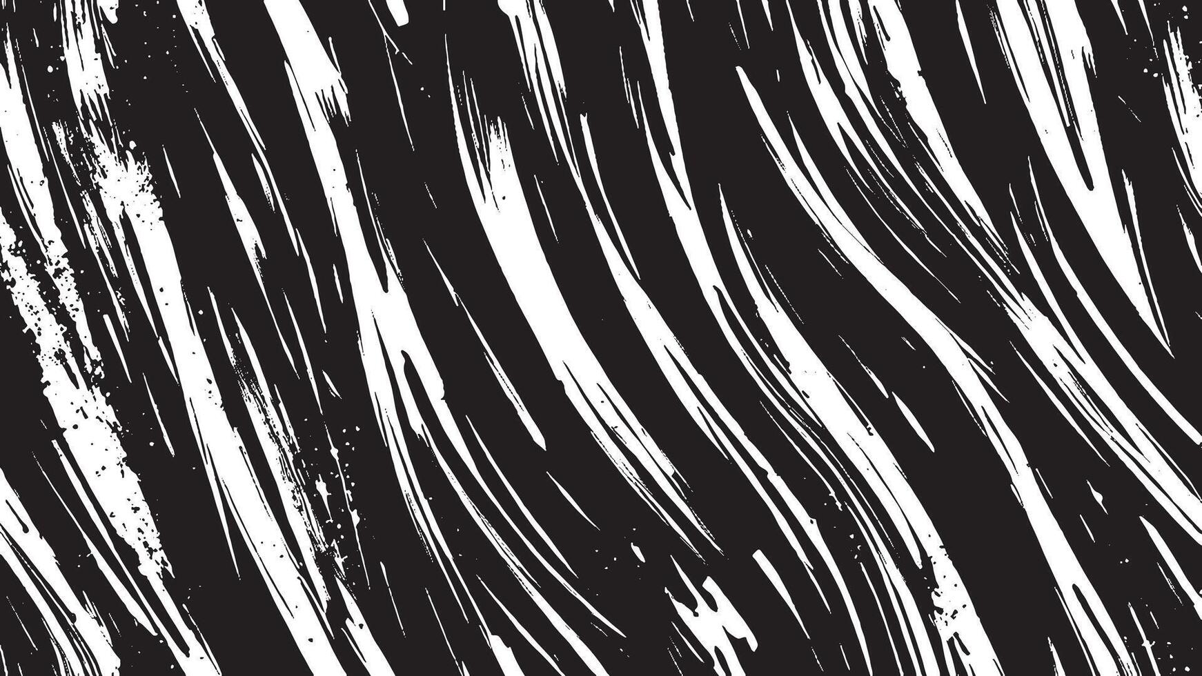 Random Black Brush Strokes Illustration for Overlay and Background Texture vector