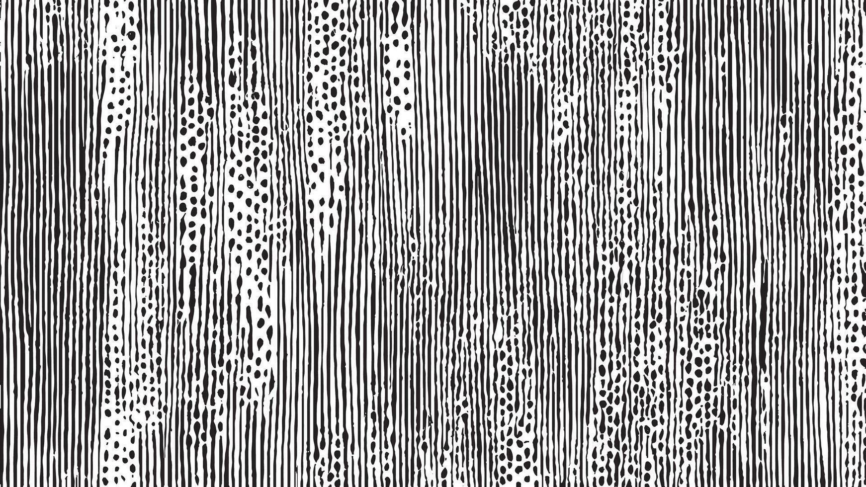 Artistic Black Brush Strokes on Monochrome Background for Texture Overlays vector