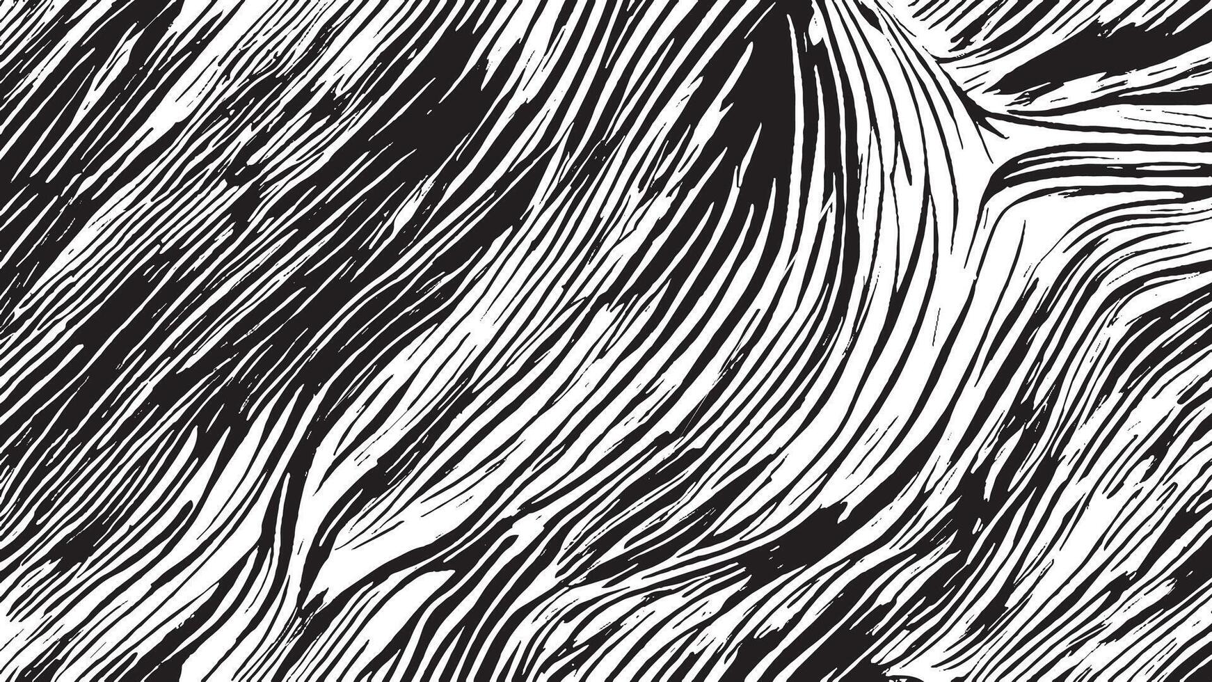 Random Black Brush Strokes Illustration for Overlay and Background Texture vector
